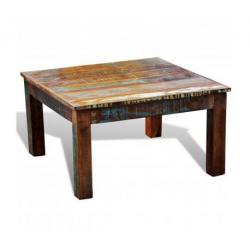 Salontafel Sloophout (vierkant) - Gratis verzending + NIEUW