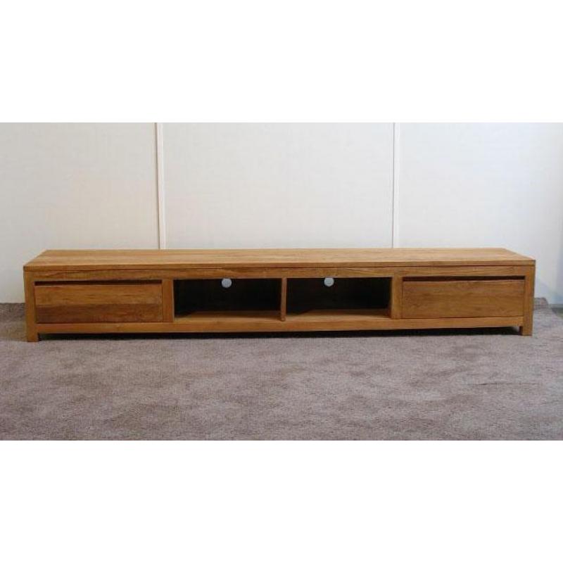 Scherp geprijsd teak tv meubel 240cm breed - Indoteak