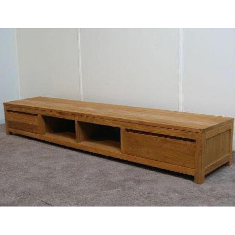 Scherp geprijsd teak tv meubel 240cm breed - Indoteak
