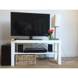Wit tv meubel met 1 plank ZO GOED ALS NIEUW