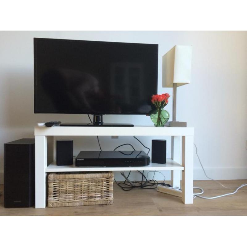 Wit tv meubel met 1 plank ZO GOED ALS NIEUW