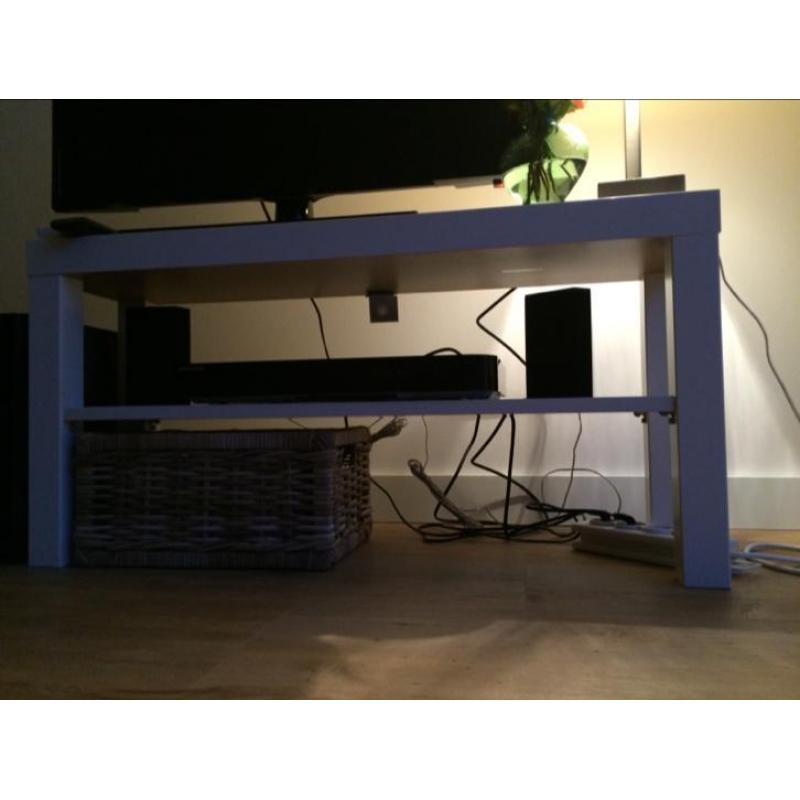 Wit tv meubel met 1 plank ZO GOED ALS NIEUW