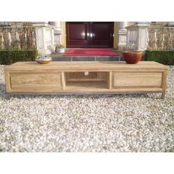 Tv meubel oud teakhout met metaal 180 cm Atlanta010TL