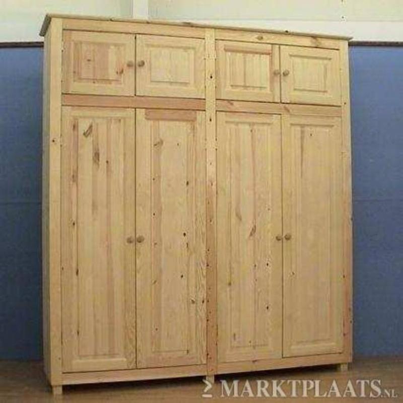 houten KLEDINGKASTEN vele mogelijkheden zelf te kleuren