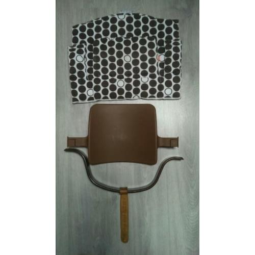 Stokke Tripp Trapp babyset bruin:beugel,leertje,rugsteun