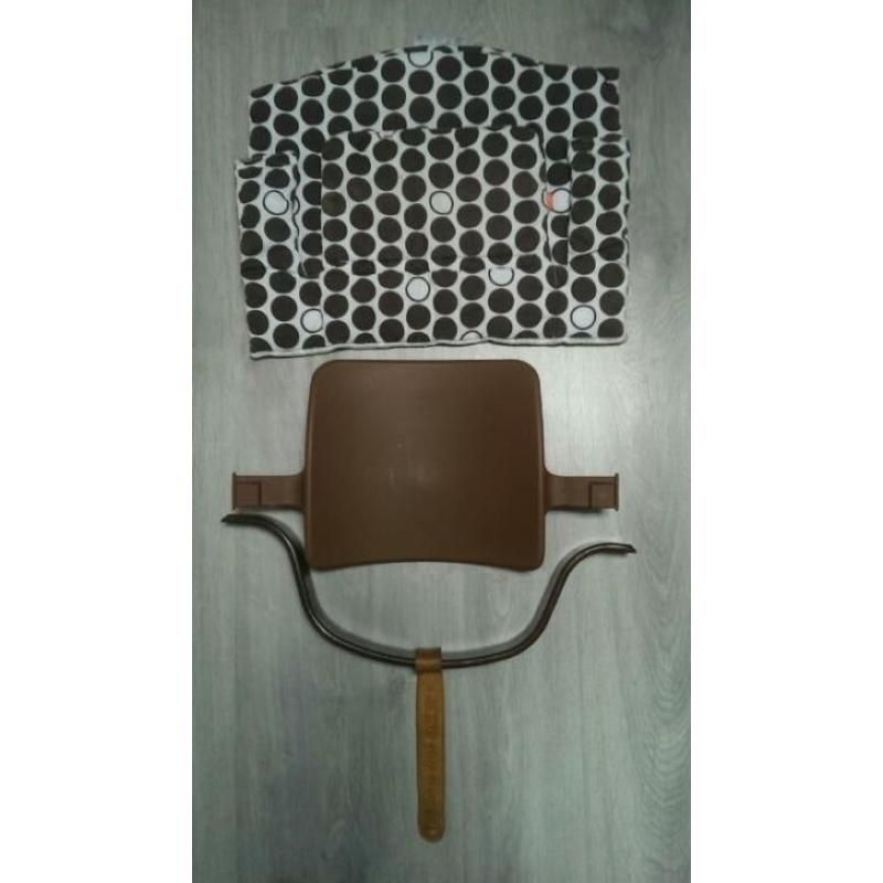 Stokke Tripp Trapp babyset bruin:beugel,leertje,rugsteun
