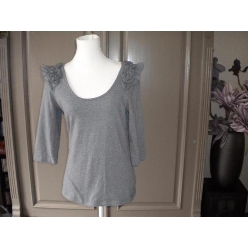 t shirt kleur grijs maat l