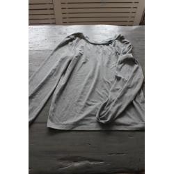 Grijs shirt Vero Moda met gekruiste rug maat M