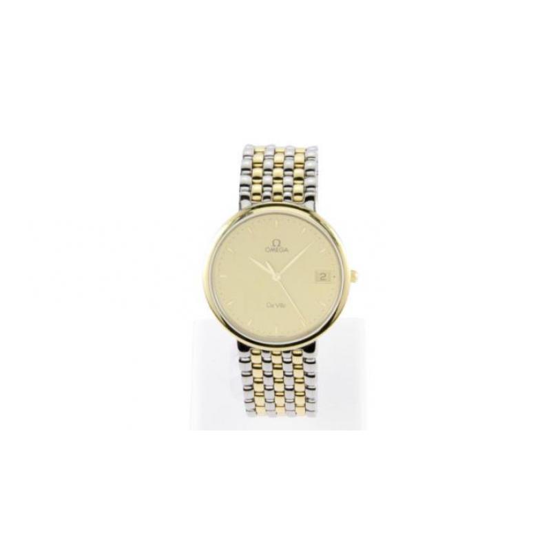 Bicolour Omega horloge De Ville