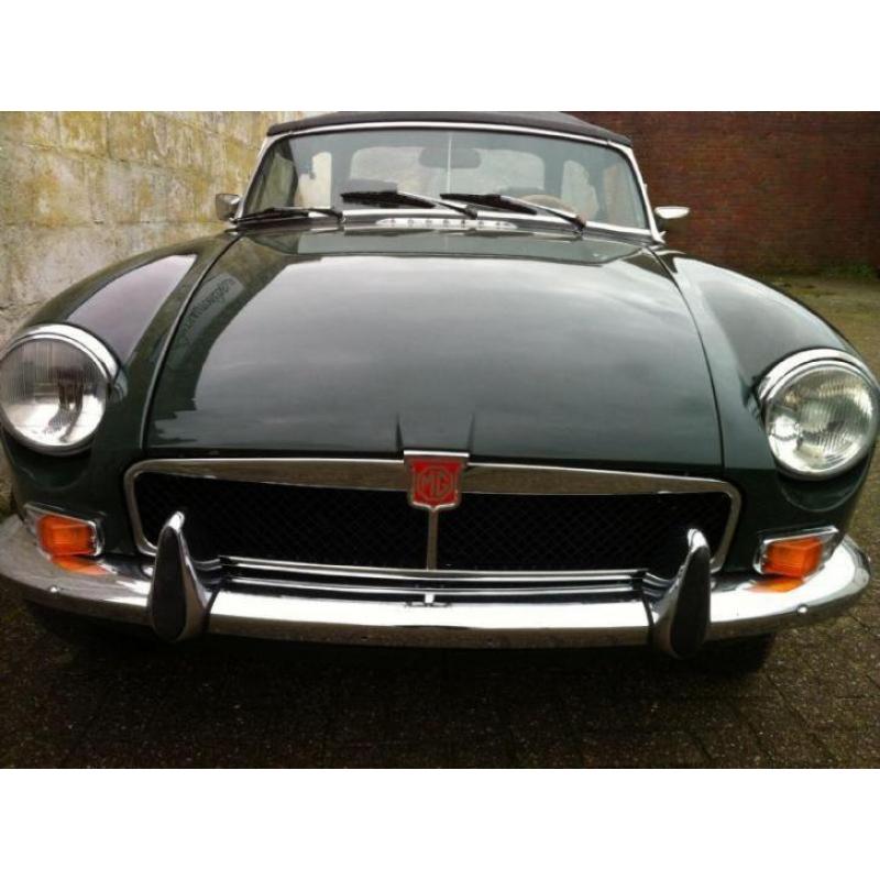 MG B type 1.8 Roadster Cabriolet CHROME BUMPER, VOLLEDIG GER