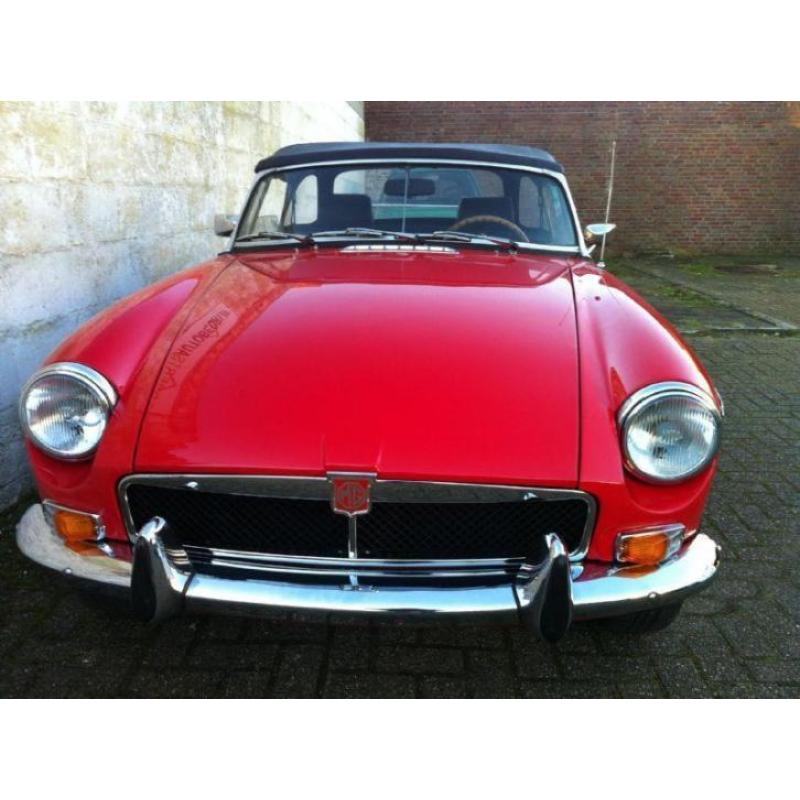 MG B type 1.8 Roadster CABRIOLET CHROOM BUMPER, ZÉÉR MOOIE S
