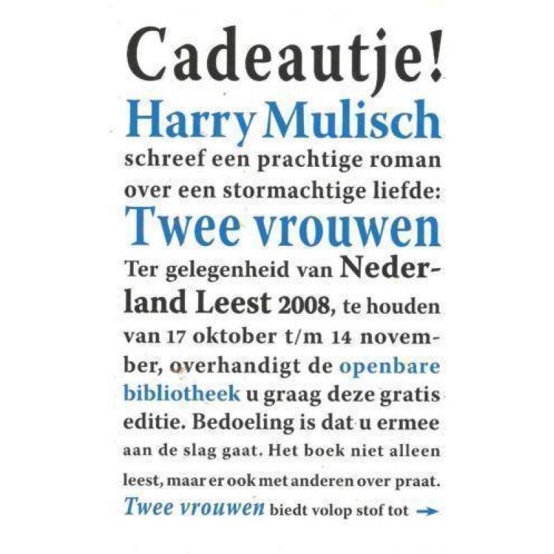 Harry Mulisch Twee vrouwen (1)