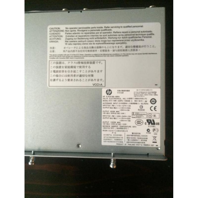 Hp 1500 w + ZL powersupply