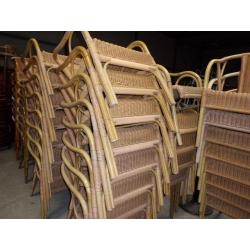 Magazijn verkoop terrasstoelen en tafels