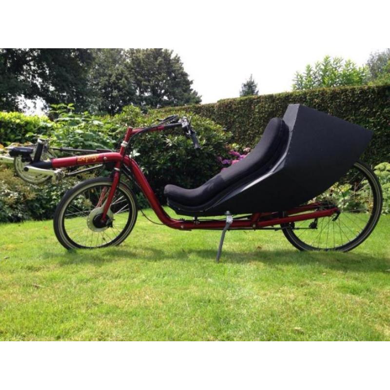Zephyr ligfiets (nieuwstaat!)
