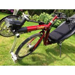 Zephyr ligfiets (nieuwstaat!)
