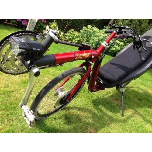 Zephyr ligfiets (nieuwstaat!)