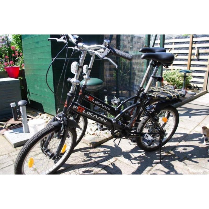 Te koop twee vouwfietsen