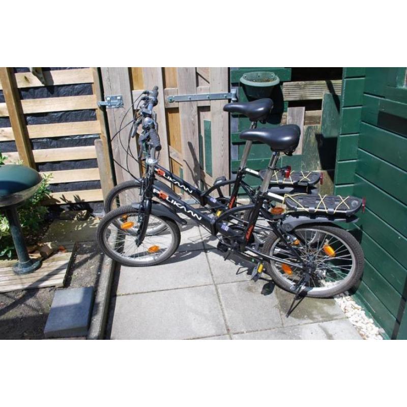 Te koop twee vouwfietsen