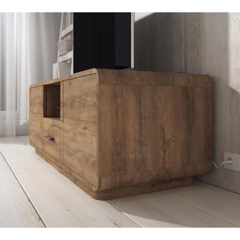 Houten tv-meubel Artus 140 cm 2 deuren en een lade NIEUW