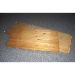 Lundia plank met televisie draaiplateau