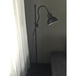 Mooie vloerlamp antiek zwart mat