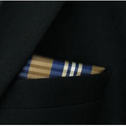 Pochet Geruit Kaki - Zijde > slechts €13.99 - Herenkleding