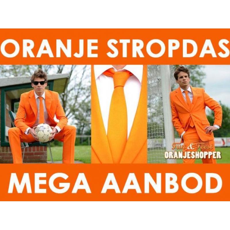 Oranje stropdas kopen - Oranjeshopper.nl