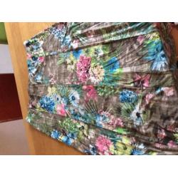 Betty barcley maxi skirt lange rok nieuw maat 46 / 48 bloem