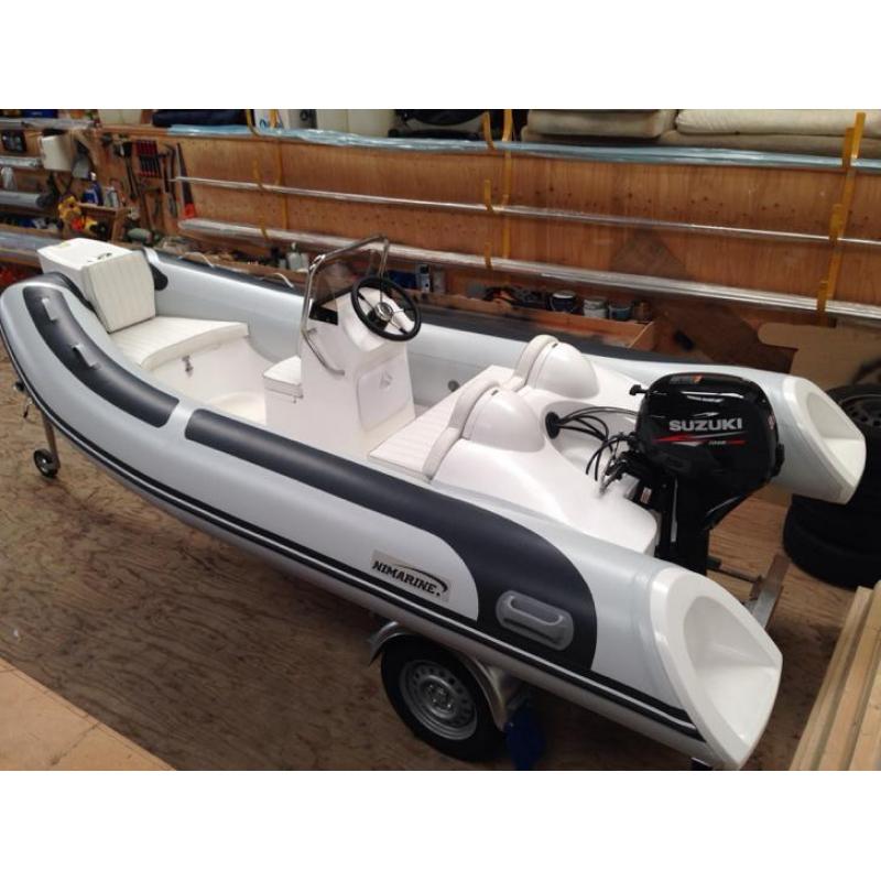 Aanbieding! Nieuwe Nimarine MX 410 Rib + Suzuki DF 9.9 ARL