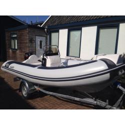 Aanbieding! Nieuwe Nimarine MX 410 Rib + Suzuki DF 9.9 ARL