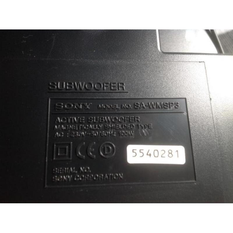 Subwoofer Sony SA-WMSP3 100 watt incl. 2 losse speakers