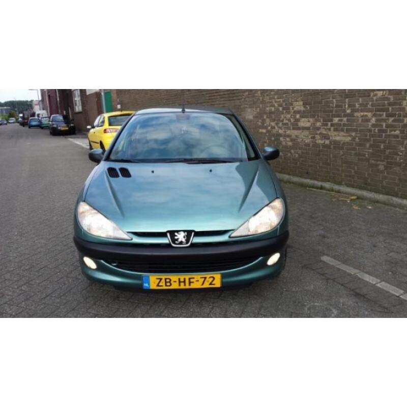 Peugeot 206 1.4 - 5D - Airco - Groen - LEUKE AUTO!!!