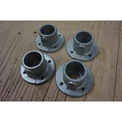 4x ronde voetplaat steiger buis