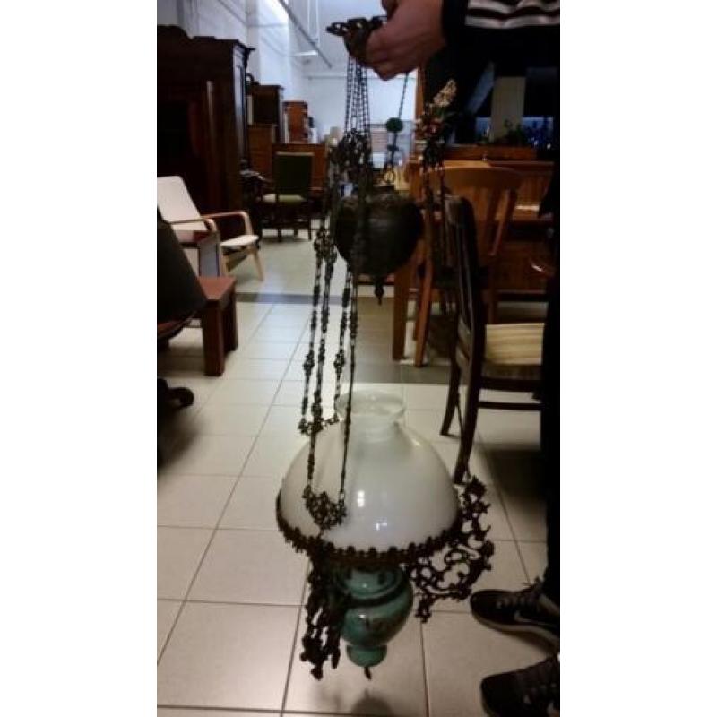 Antieke oude olielamp