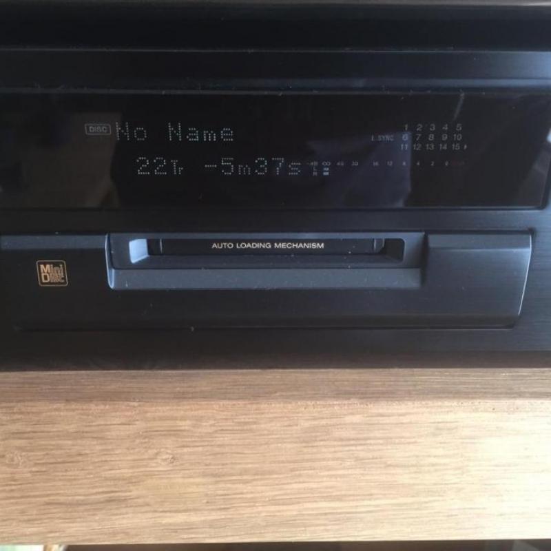 Sony MDS-JB920 QS minidisc speler Zwart met 30 minidiscs