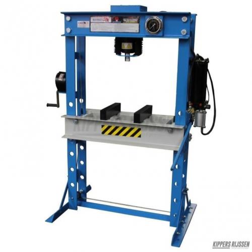 ACTIE !! Werkplaatspers MW 45 TON lagerpers raamwerkpers