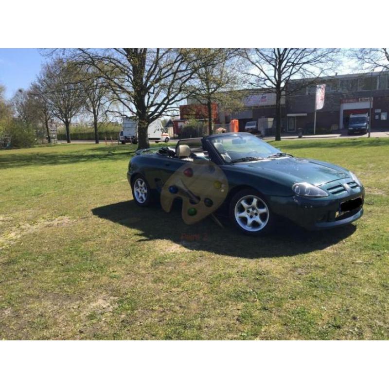 MGF 1.8 VVC, Creme leer, Nieuwe APK, TF face lift