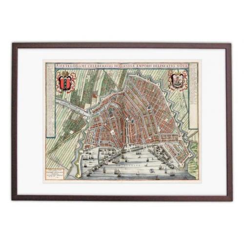 Oude kaart van je Eigen Stad. Uit voorraad leverbaar!