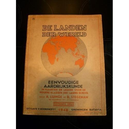 De landen der wereld - Eenvoudige Aardrijkskunde 1948