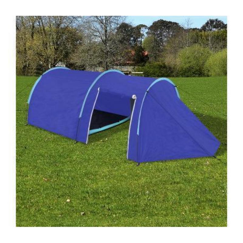 Waterbestendige campingtent voor 4 personen Marineblauw/l...