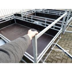 Nieuwe open aanhanger/aanhangwagen 750kg // v.a. € 469,- ex.