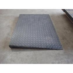 vloerweegschaal weegschaal max 600kg met oprijplaat
