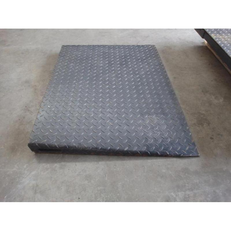 vloerweegschaal weegschaal max 600kg met oprijplaat