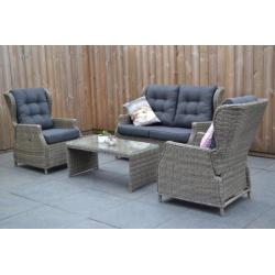Barcelona Verstelbare Loungeset Kobo Grey, Actie!