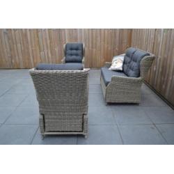 Barcelona Verstelbare Loungeset Kobo Grey, Actie!