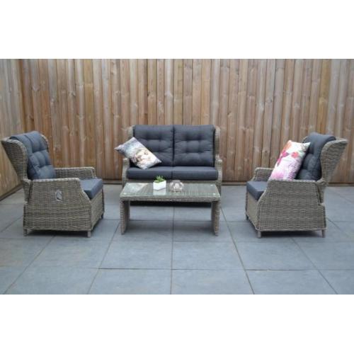 Barcelona Verstelbare Loungeset Kobo Grey, Actie!