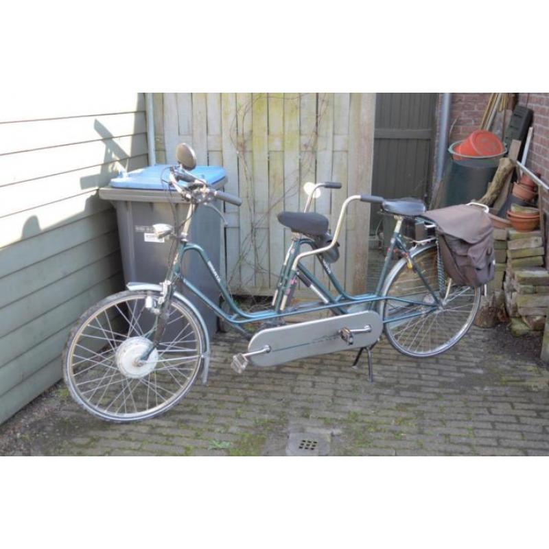 Sparta tandem met elektrische ondersteuning, zeer netjes!