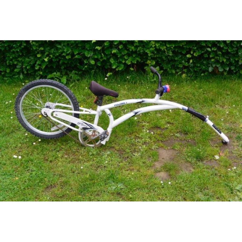 Adams kinder Fiets tandem aanhanger voor kinderen