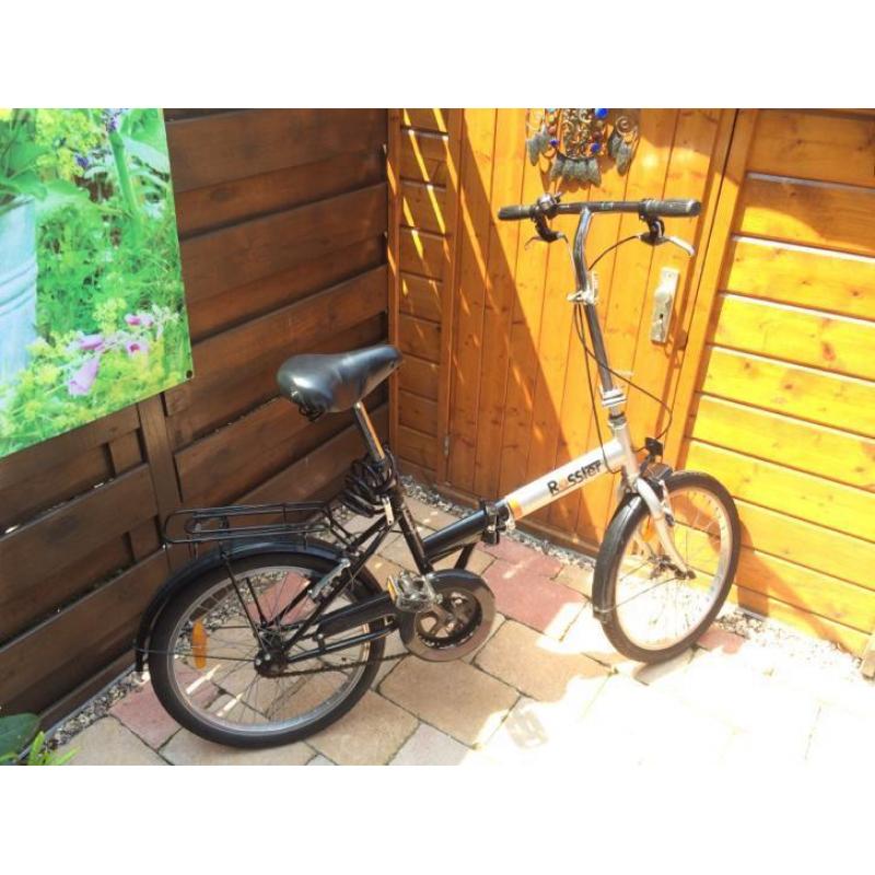 Nette vouwfiets, gebruikt voor vakanties vouw fiets